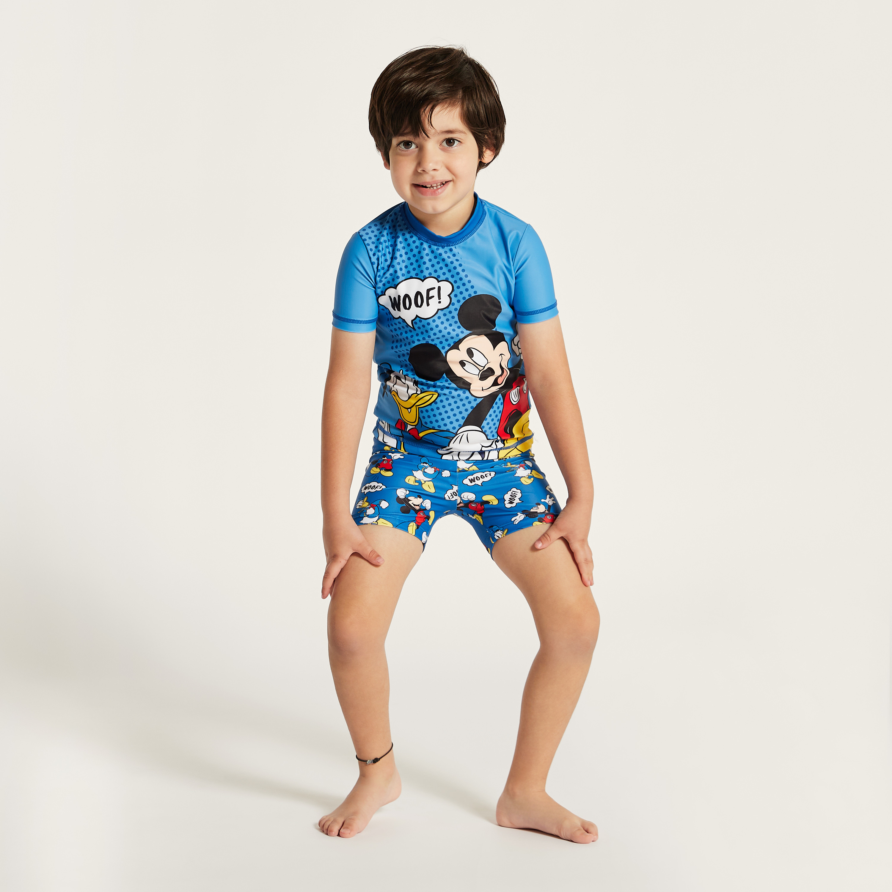 Mickey mouse swimsuit hot sale for baby boy