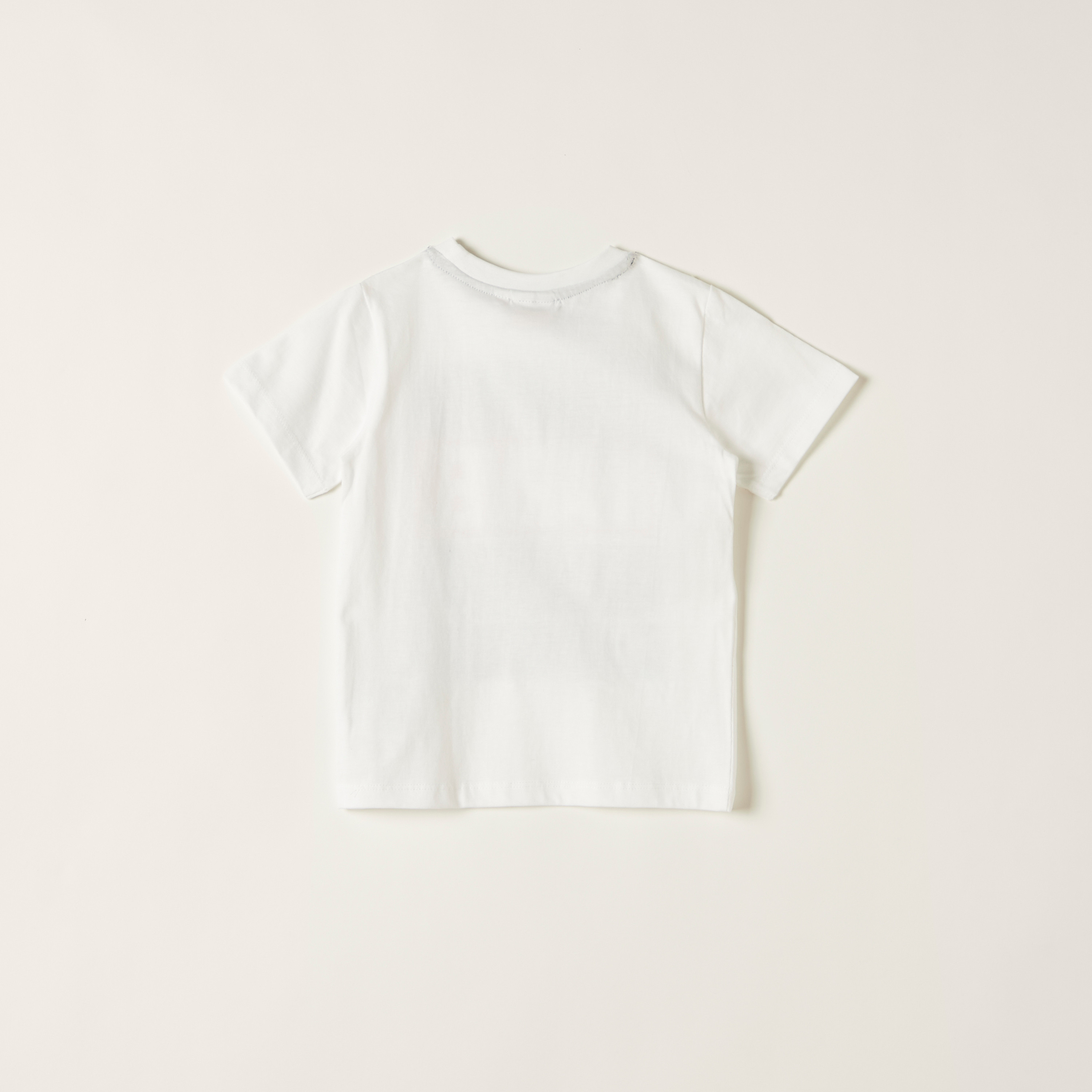 تيشيرت بياقة ضيقة وأكمام قصيرة وطبعات أفينجرز-boys-clothing-tshirtsandpolos-image-3