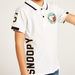 Snoopy Print Polo T-shirt with Short Sleeves-T Shirts-thumbnail-2