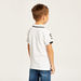 Snoopy Print Polo T-shirt with Short Sleeves-T Shirts-thumbnail-3