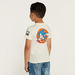Sega Sonic the Hedgehog Print T-shirt with Round Neck and Short Sleeves-T Shirts-thumbnail-3