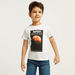 NASA Graphic Print T-shirt with Round Neck and Short Sleeves-T Shirts-thumbnail-0