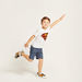 Super-Man Sequin Embellished T-shirt with Short Sleeves-T Shirts-thumbnail-0