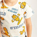 Garfield Print Crew Neck T-shirt with Short Sleeves-T Shirts-thumbnail-3