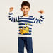 Garfield Print T-shirt and Jog Pants Set-Clothes Sets-thumbnail-2