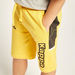 Kappa Logo Print Shorts with Drawstring Closure and Pockets-Bottoms-thumbnail-2
