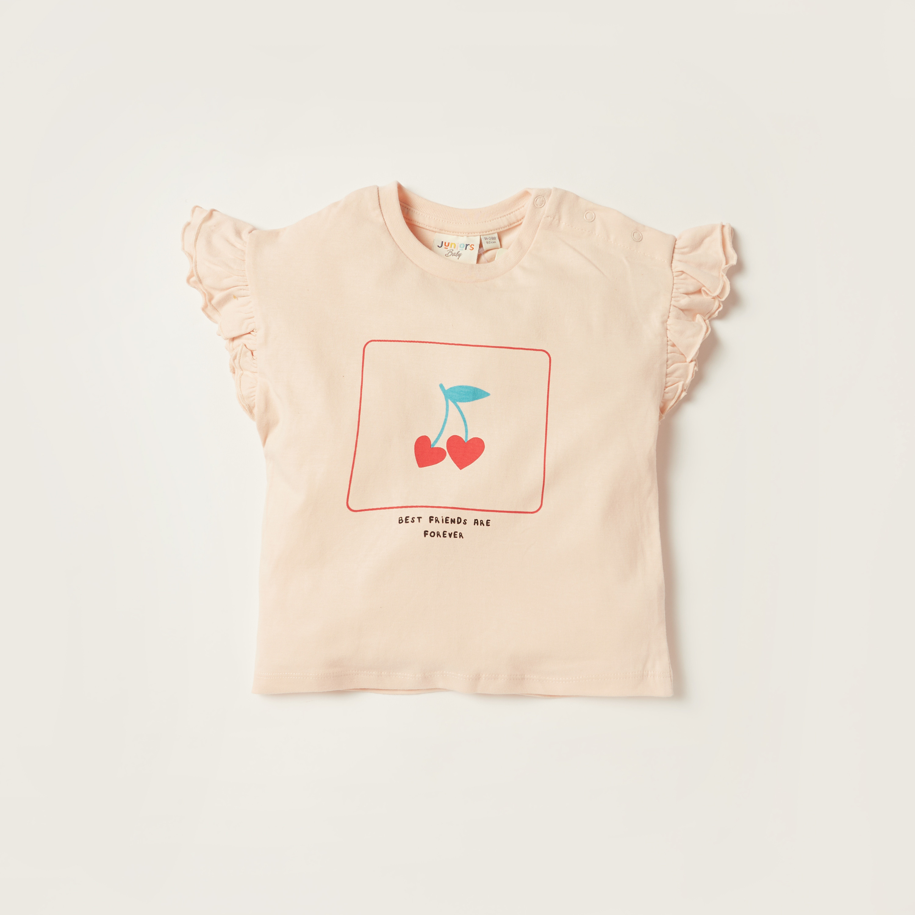 تيشيرتات بأكمام قصيرة وطبعات من جونيورز - طقم من 3 قطع-baby-girls-clothing-multipacks-image-3
