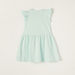 Juniors Flamingo Print Round Neck Dress with Ruffle Detail-Dresses%2C Gowns and Frocks-thumbnail-3