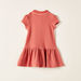 Juniors Striped Polo Dress with Cap Sleeves-Dresses%2C Gowns and Frocks-thumbnail-2