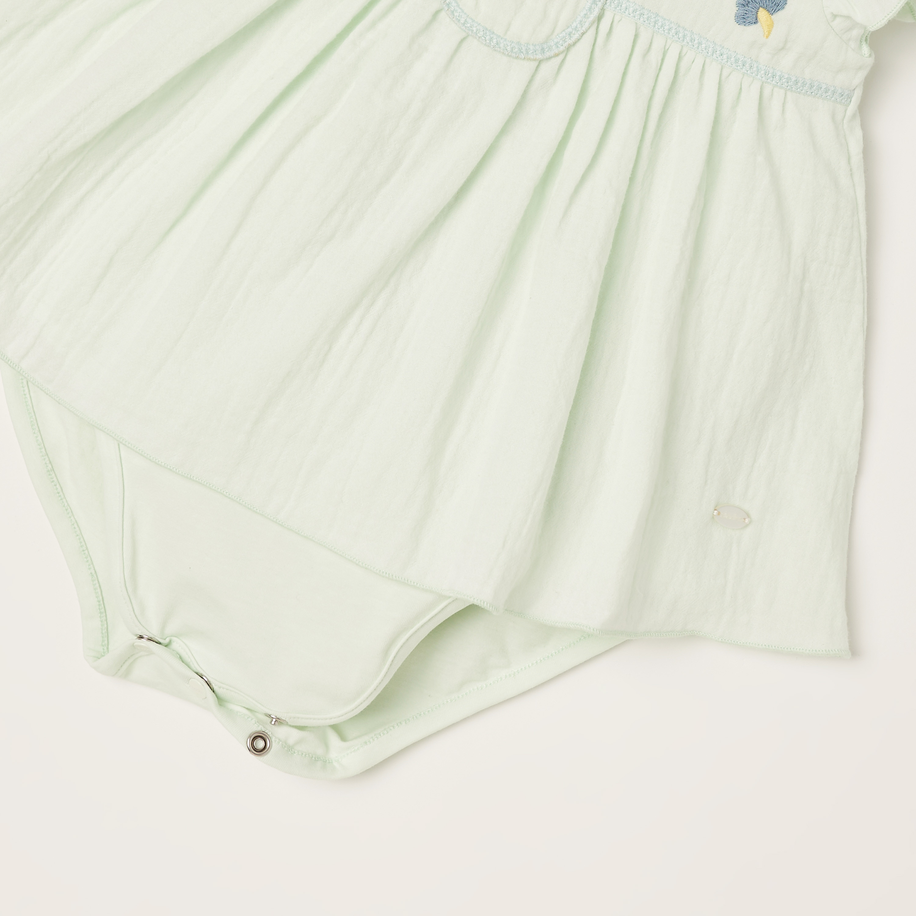 Giggles Embroidered Top with Trainer Pant Extension-baby-girls-clothing-blousesandshirts-image-5