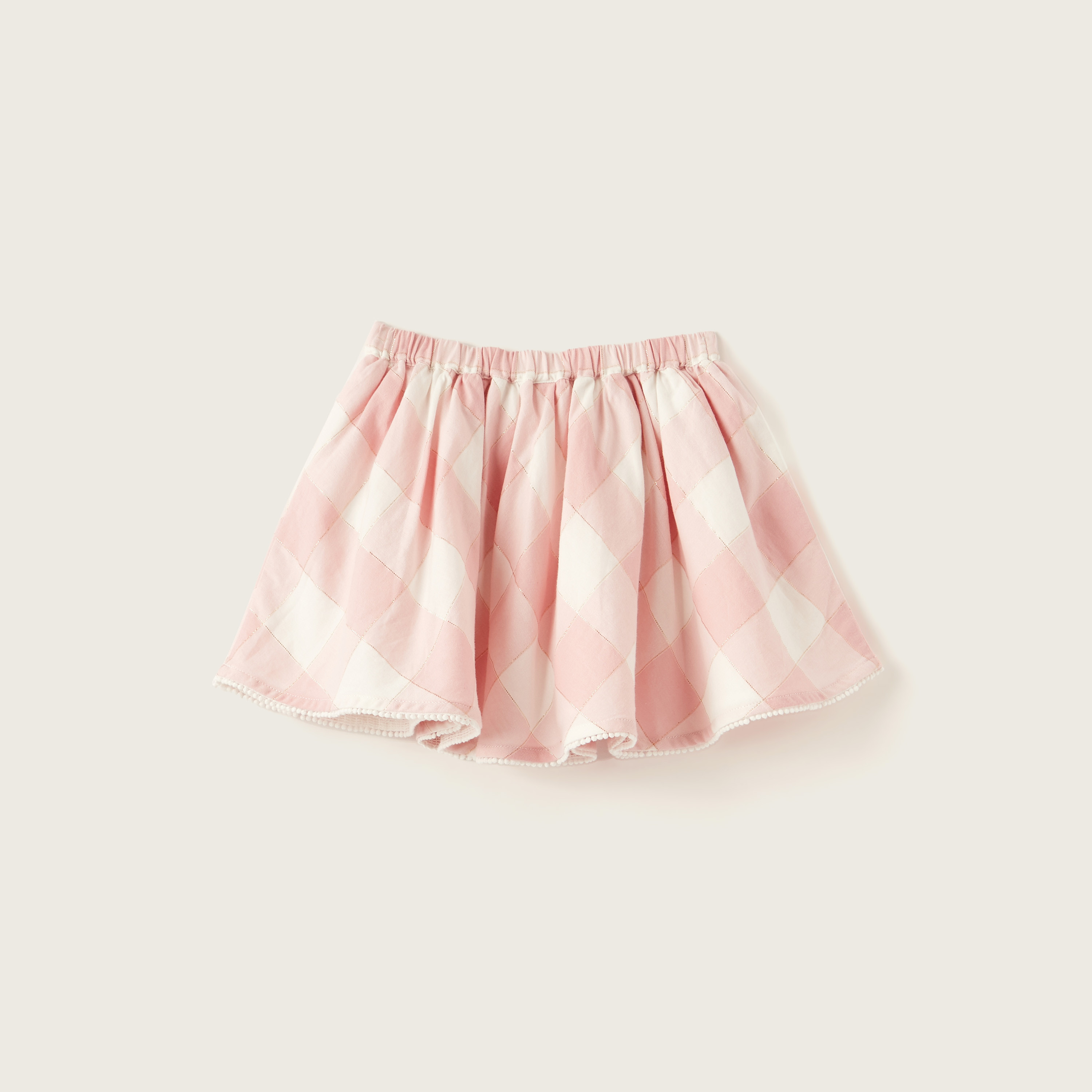Giggles Checked Skirt with Elasticated Waistband-baby-girls-clothing-bottoms-skirts-image-4