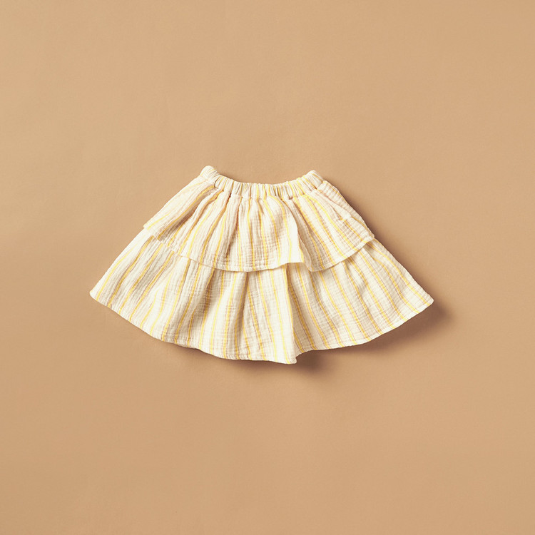 Giggles Printed Bodysuit and Skirt Set
