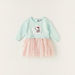 Sanrio Hello Kitty Applique Detail Sweat Dress with Long Sleeves-Dresses%2C Gowns and Frocks-thumbnail-0