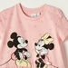Disney Minnie Mouse Print Dress with Short Sleeves-Dresses%2C Gowns and Frocks-thumbnail-1