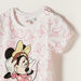 Disney Minnie Mouse Print Dress with Short Sleeves-Dresses%2C Gowns and Frocks-thumbnail-2