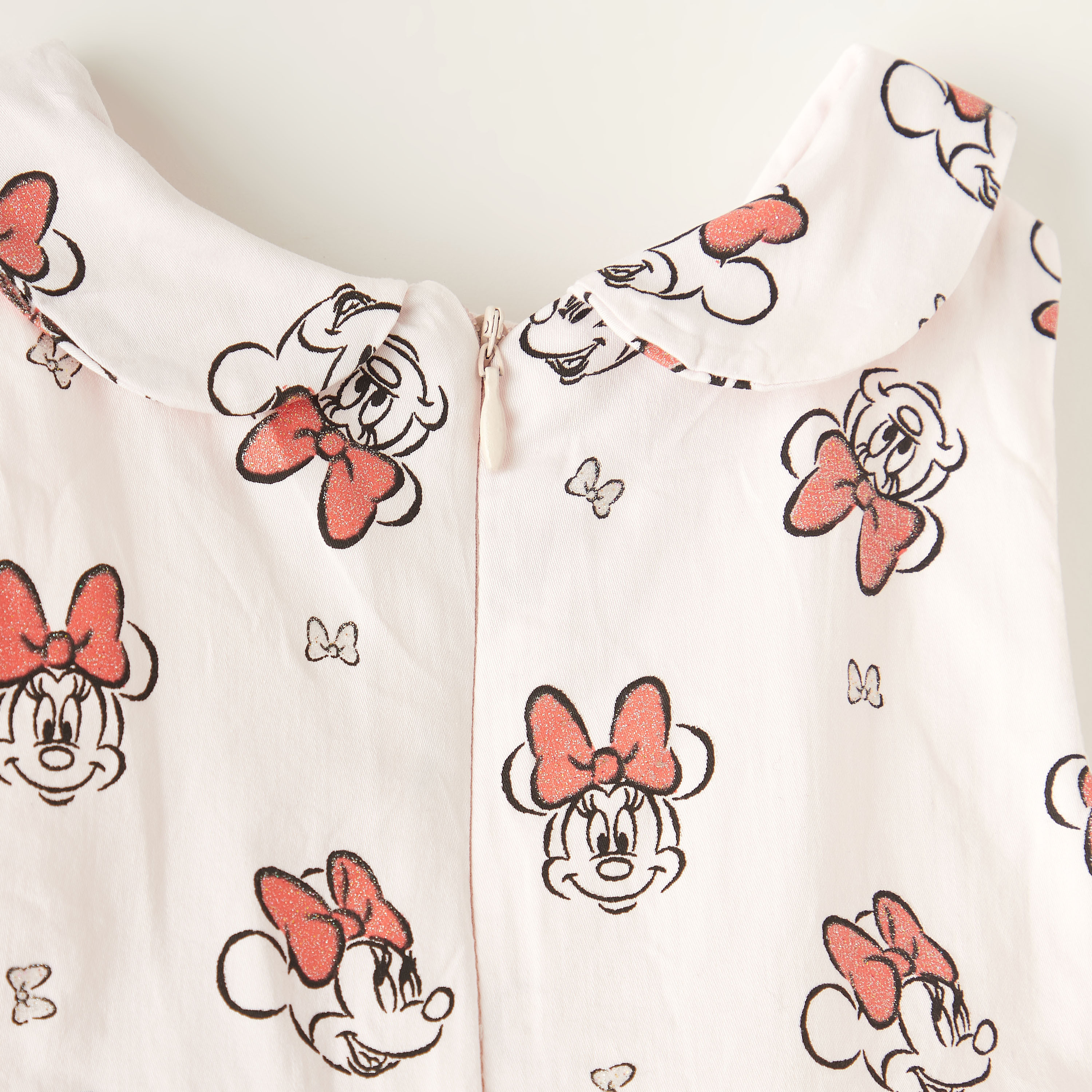 فستان دون أكمام بطبعات ميني ماوس وياقة بيتر بان من ديزني-baby-girls-clothing-dressesandjumpsuits-image-4