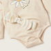 Giggles Printed Romper with Striped Pant and Headband Set-Clothes Sets-thumbnail-5