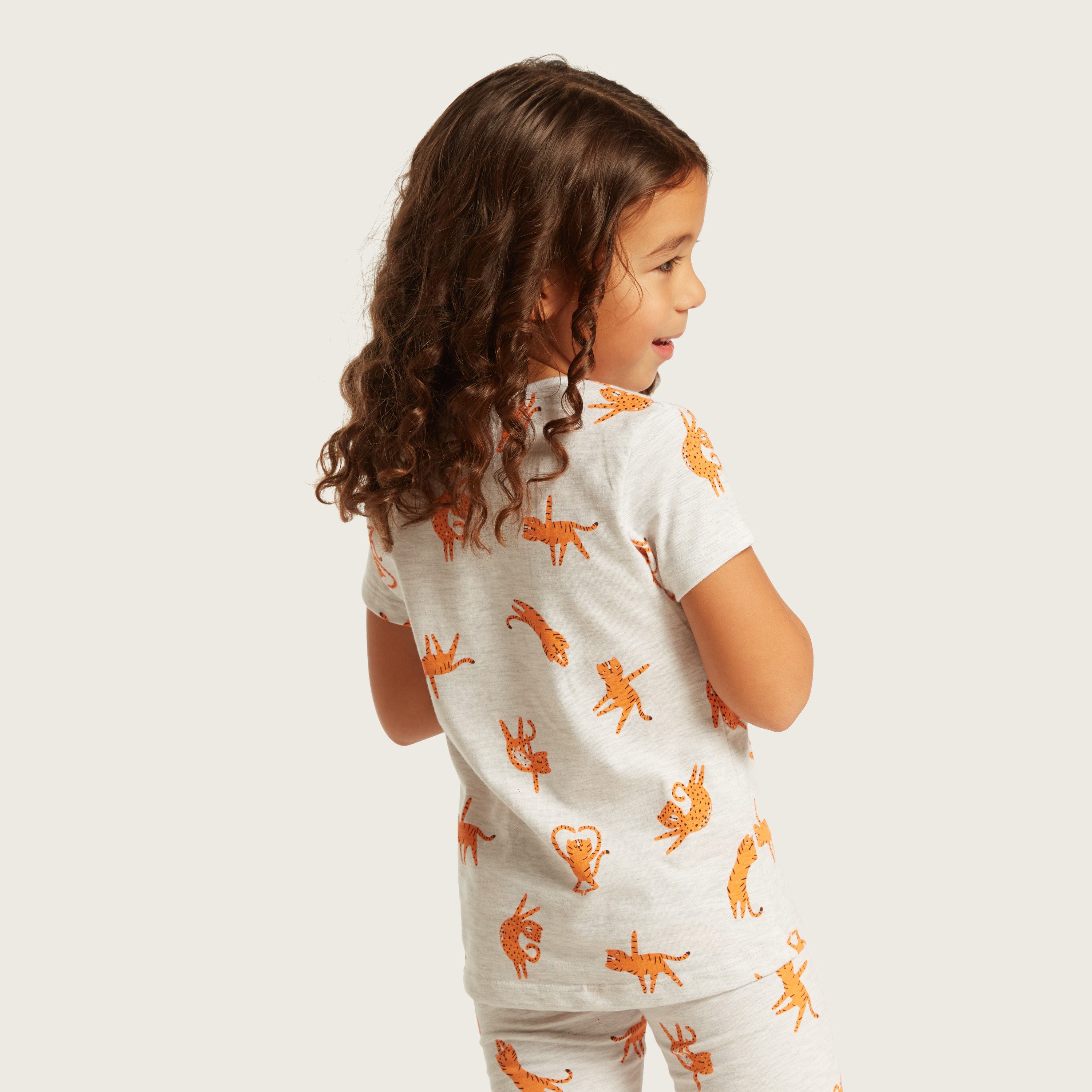Juniors All-Over Printed T-shirt with Short Sleeves-girls-clothing-schoolwear-tshirts-image-5