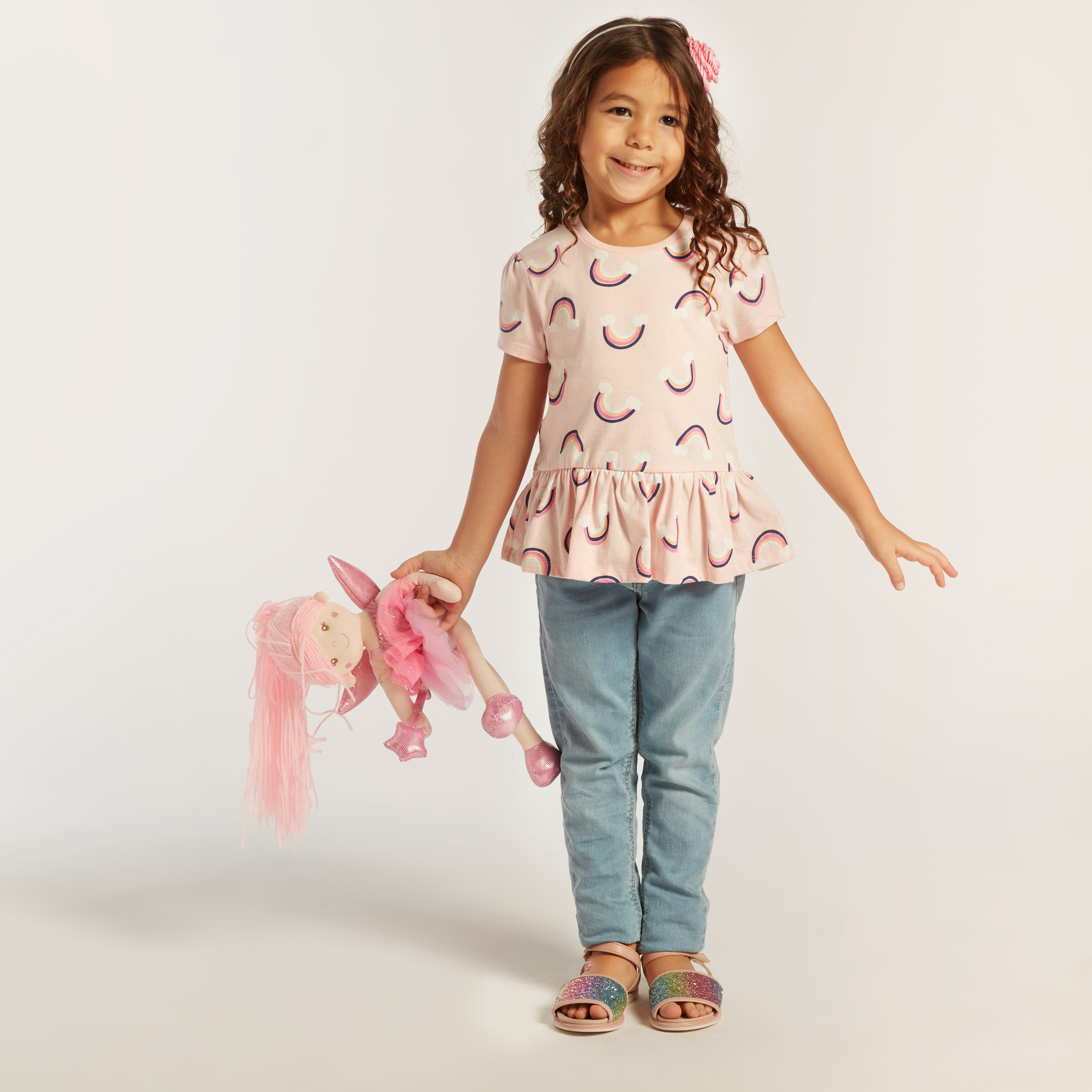 Juniors Printed T-shirt with Short Sleeves - Set of 2-girls-clothing-multipacks-image-2