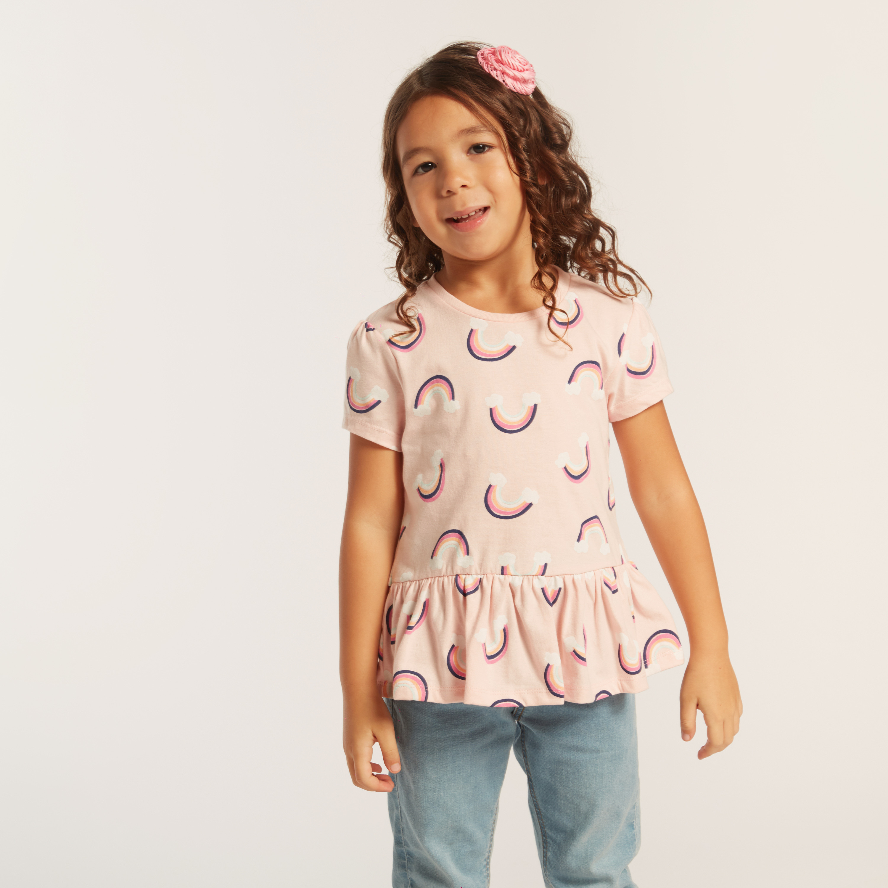 Juniors Printed T-shirt with Short Sleeves - Set of 2-girls-clothing-multipacks-image-3