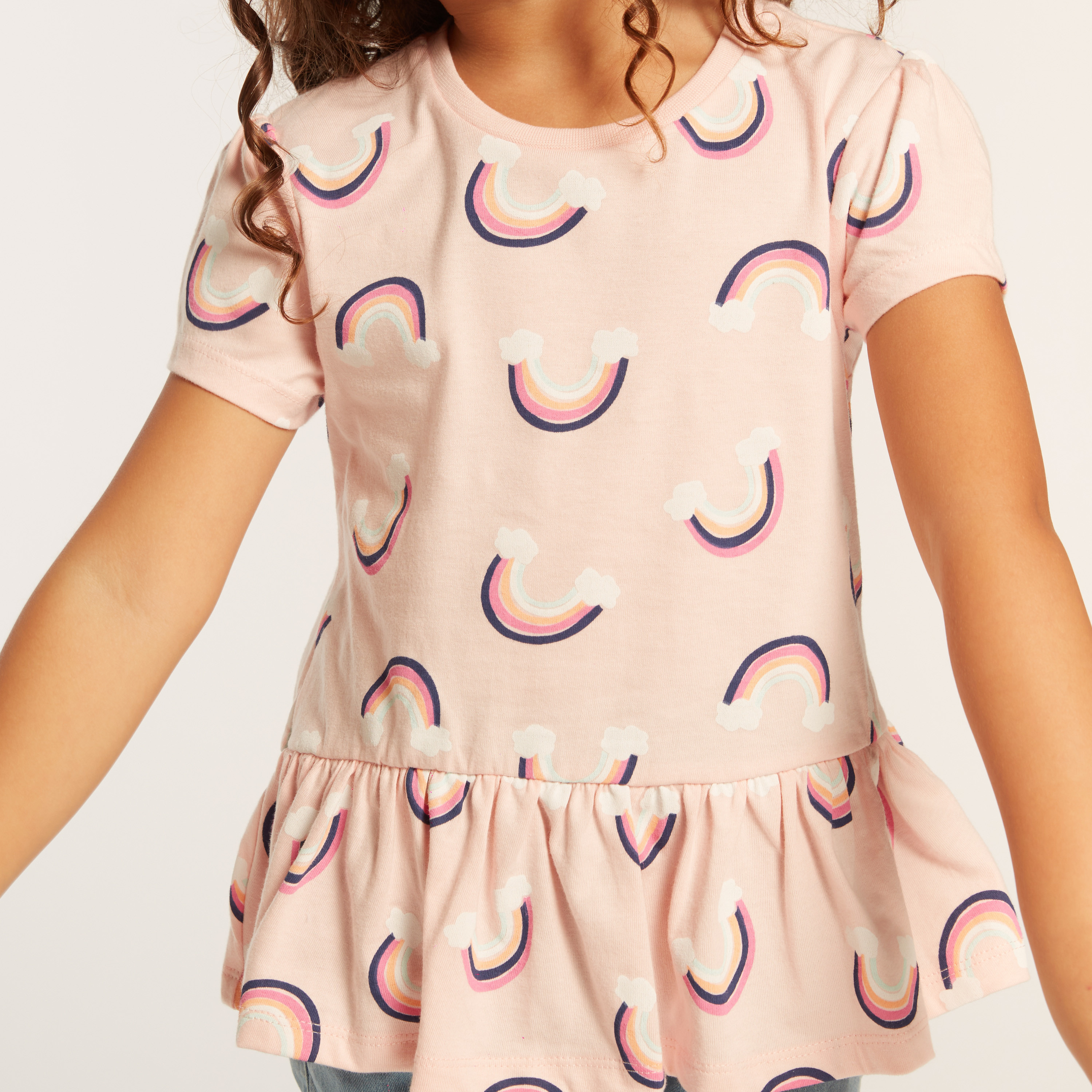 Juniors Printed T-shirt with Short Sleeves - Set of 2-girls-clothing-multipacks-image-4
