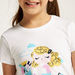 Juniors Printed Crew Neck T-shirt with Short Sleeves-T Shirts-thumbnail-2
