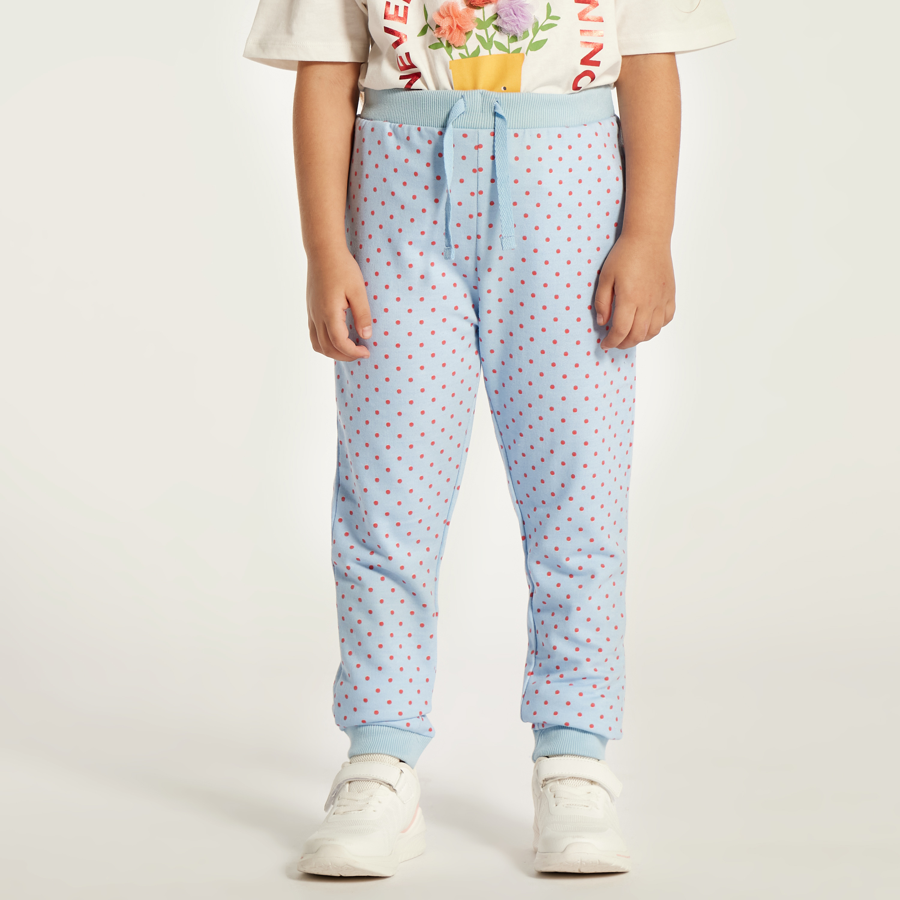 Juniors Printed Joggers with Drawstring Closure - Set of 3-baby-girls-clothing-bottoms-joggersandtrackpants-image-7