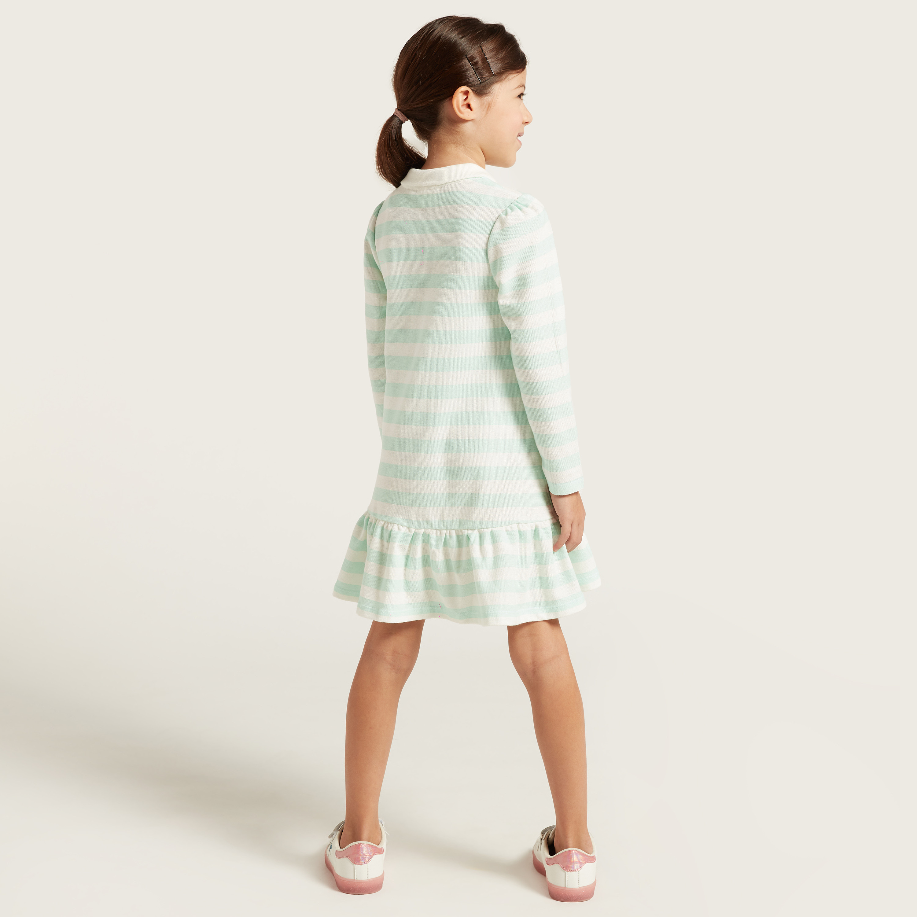 Juniors Striped Shirt Dress with Long Sleeves-girls-clothing-dressesandjumpsuits-image-4