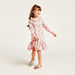 Juniors All-Over Printed Dress with Long Sleeves-Dresses%2C Gowns and Frocks-thumbnail-1