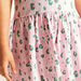 Juniors All Over Printed Dress with Round Neck and Short Sleeves-Dresses%2C Gowns and Frocks-thumbnail-2