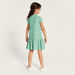 Juniors Polka Dot Print Polo Dress with Short Sleeves-Dresses%2C Gowns and Frocks-thumbnail-3