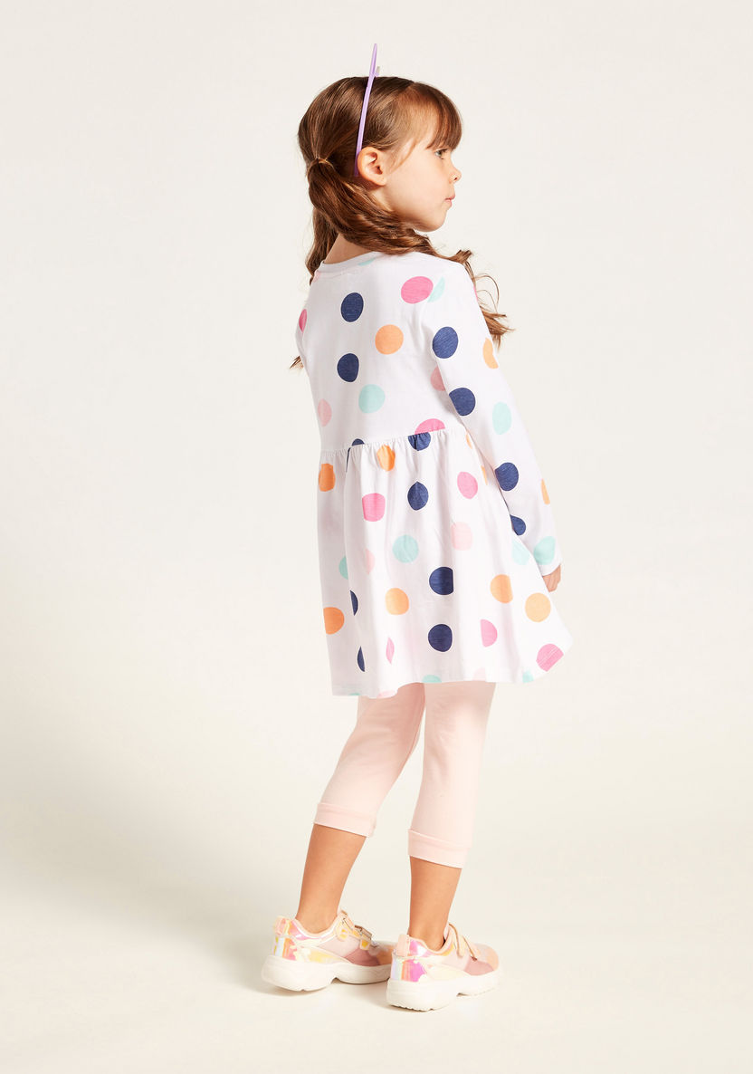 Juniors All-Over Printed Dress and Leggings Set-Clothes Sets-image-4
