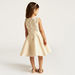 Juniors Embellished Sleeveless A-line Dress with Zip Closure-Dresses%2C Gowns and Frocks-thumbnail-3