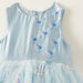Juniors Butterfly Print Sleeveless Dress with Zip Closure and Mesh Detail-Dresses%2C Gowns and Frocks-thumbnail-1