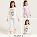 Sanrio Hello Kitty Print T-shirt with Long Sleeves - Set of 2-T Shirts-thumbnail-0