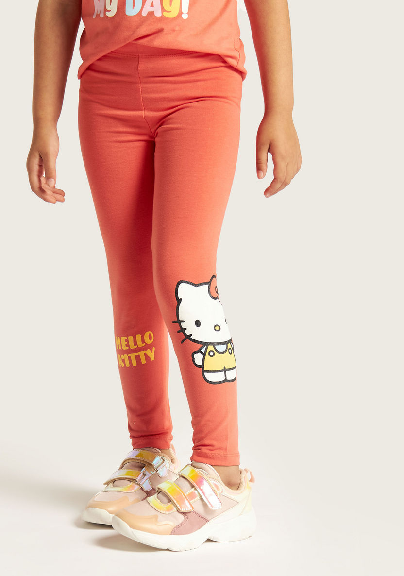 Sanrio Hello Kitty Print Leggings - Set of 2-Leggings-image-2