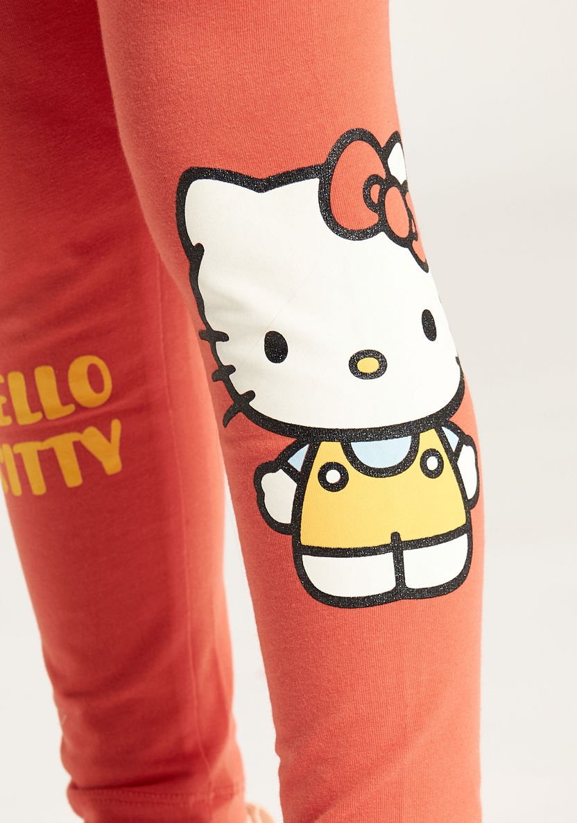 Sanrio Hello Kitty Print Leggings - Set of 2-Leggings-image-3