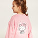 Sanrio Hello Kitty Drop Waist Dress with Round Neck and Long Sleeves-Dresses%2C Gowns and Frocks-thumbnail-2
