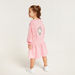 Sanrio Hello Kitty Drop Waist Dress with Round Neck and Long Sleeves-Dresses%2C Gowns and Frocks-thumbnail-3