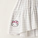 Sanrio Hello Kitty Print Tiered Dress with Short Sleeves-Dresses%2C Gowns and Frocks-thumbnail-2
