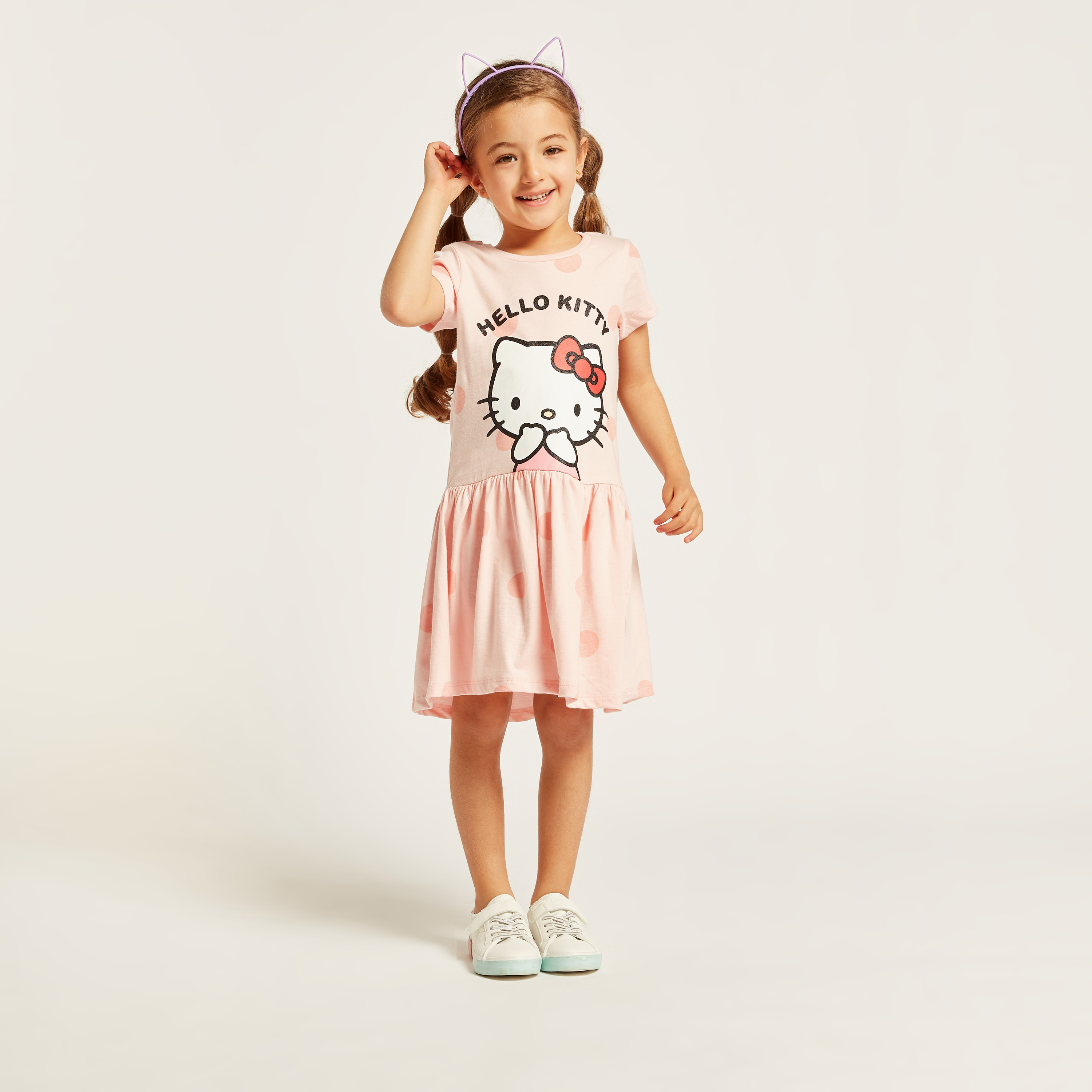 Buy Baby Girls' Hello Kitty Printed Long Sleeves Dress Online | Centrepoint  Kuwait
