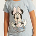 Disney Minnie Mouse Print T-shirt with Short Sleeves-T Shirts-thumbnail-2
