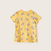 Peanut Print Crew Neck T-shirt with Short Sleeves-T Shirts-thumbnail-2