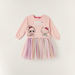 Sanrio Printed Tiered Dress with Long Sleeves-Dresses%2C Gowns and Frocks-thumbnail-0