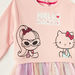 Sanrio Printed Tiered Dress with Long Sleeves-Dresses%2C Gowns and Frocks-thumbnail-1