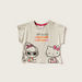 Sanrio Hello Kitty Print Round Neck T-shirt and Shorts Set-Clothes Sets-thumbnail-2