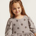 All-Over Polka Dot Print Dress with Short Sleeves-Dresses%2C Gowns and Frocks-thumbnail-2