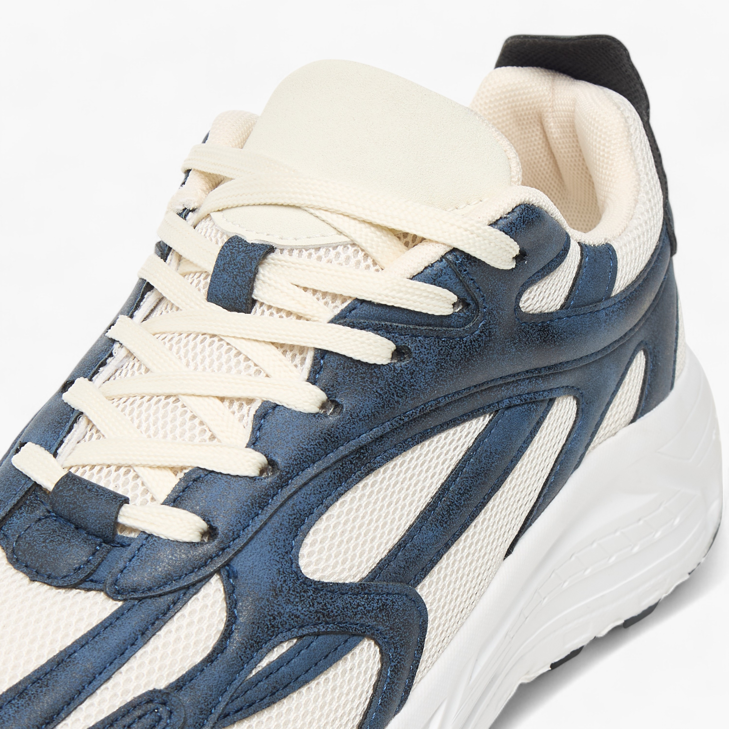 LBL by Shoexpress Panelled Sneakers with Lace-Up Closure-men-shoes-sneakers-image-4