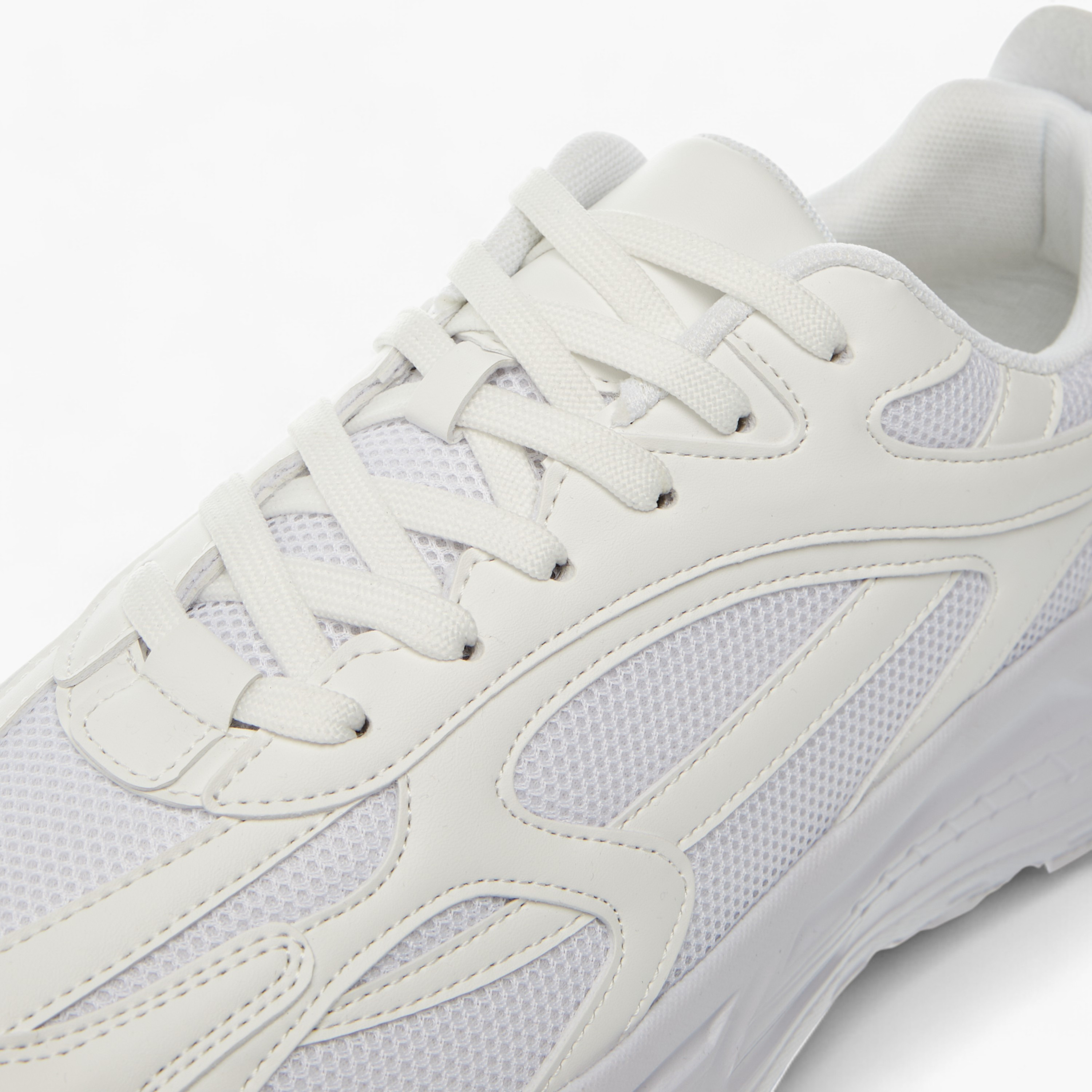 LBL by Shoexpress Panelled Sneakers with Lace-Up Closure-men-shoes-sneakers-image-4