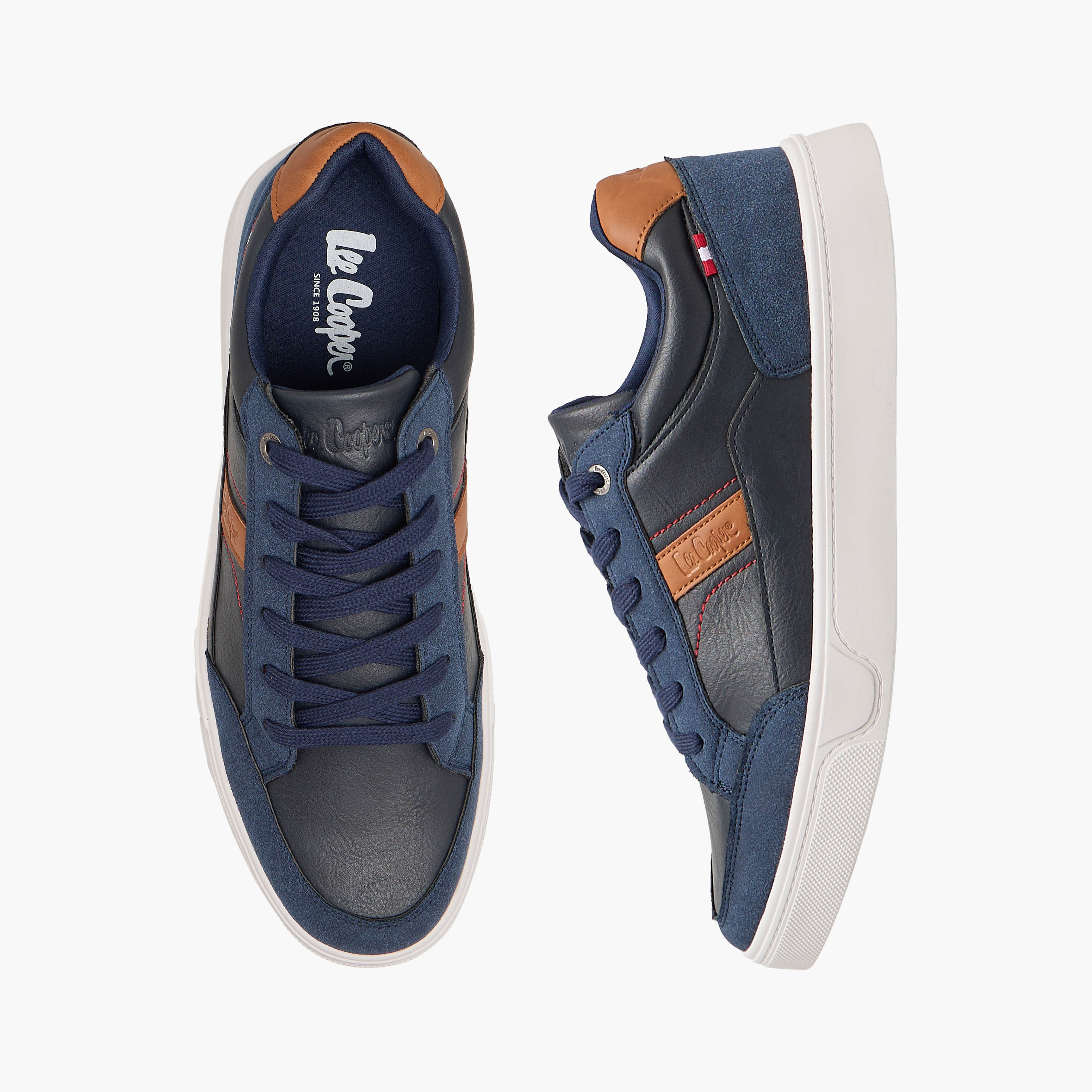 Lee Cooper Men Lace-Up Ankle Sneakers-men-shoes-sneakers-image-1